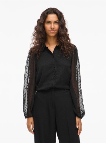 Vila Langarmhemd in Black Beauty