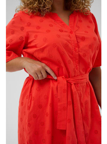 KAFFE curve Kleid KCliona A-shape in Poppy Red