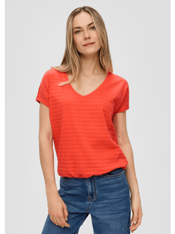 s.Oliver T-Shirt ärmellos in Orange