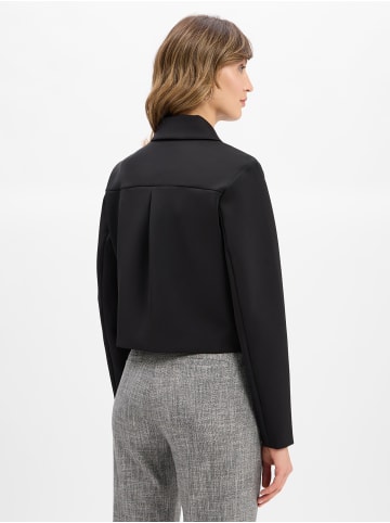 comma Kurzblazer in schwarz