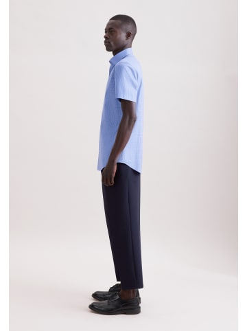 Seidensticker Business Hemd Slim in Mittelblau