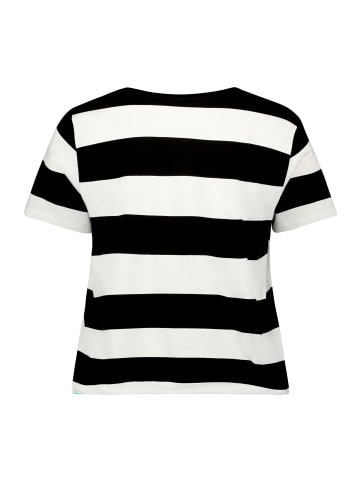Betty Barclay Ringelshirt mit Tunnelzug in Schwarz/Weiß