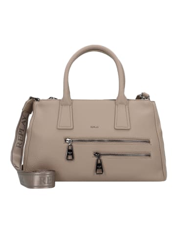 Replay Handtasche 35 cm in taupe gray