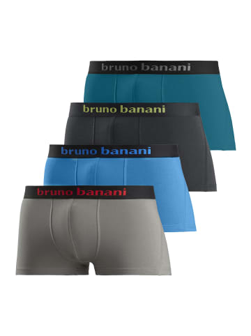 Bruno Banani Boxershorts in grau, türkis, schwarz, petrol