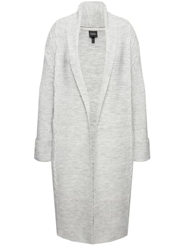 Ulla Popken Strickjacke in hellgrau mélange