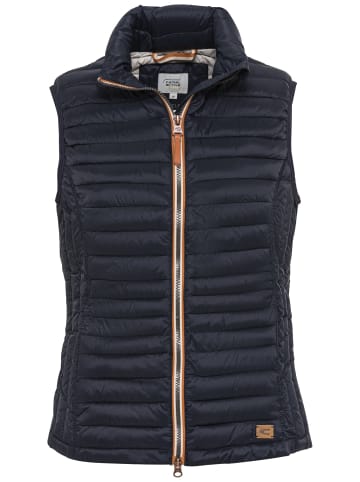 Camel Active Steppweste aus recyceltem Material in Dunkelblau