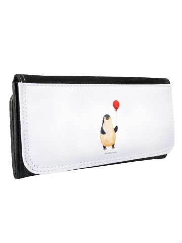 Mr. & Mrs. Panda Damen Portemonnaie Pinguin Luftballon ohne Spruch in Weiß