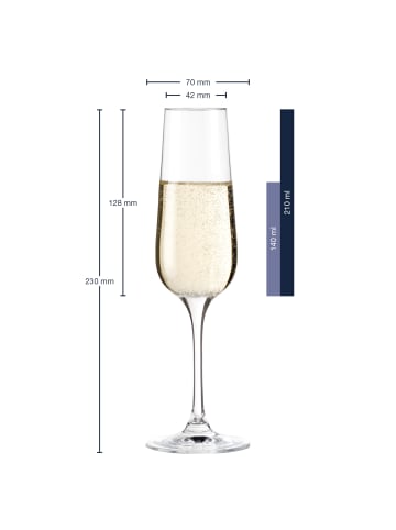 LEONARDO Sektglas TIVOLI 6er-Set 210 ml