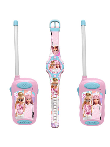 Kids Licensing Barbie Armbanduhr und zwei Walkie Talkies 3 Jahre
