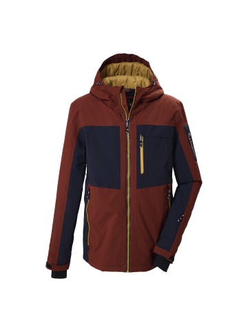 Killtec Funktionsjacke mit Kapuze in Kastanie