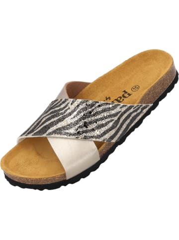 Palado Pantoletten Rianel Wild by Sila Sahin in Taupe Zebra