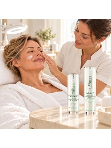 skinChemists 2-tlg. Set: „Wrinkle Killer“ Gesichtsserum & Nachtcreme