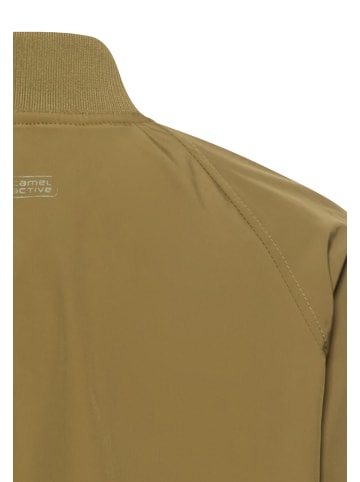 Camel Active Bomberjacke mit seitlichem Reißverschluss in Oliv