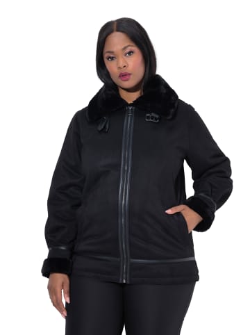 Ulla Popken Jacke in schwarz