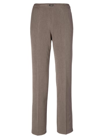 GOLDNER Professlanhose mit Zierteil in taupe / melange