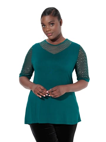 Ulla Popken Shirt in dunkelgrün