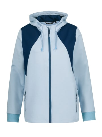 Ulla Popken Sweatjacke in hellblau