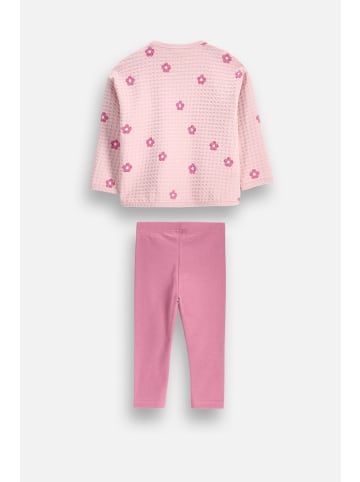 Coccodrillo Baumwoll-Trainingsanzug-Set in gedämpftes Rosa