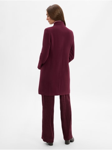 comma Mantel in bordeaux