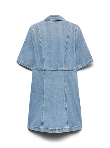 Vero Moda Jeanskleid in Light Blue Denim