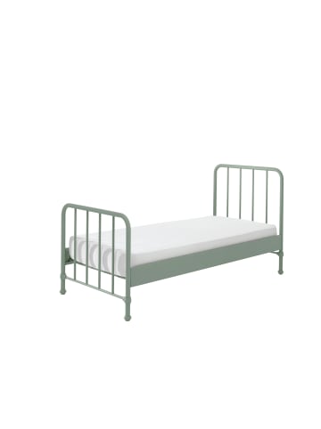 58 aufm Kessel METALLBETT Kay 97x110x206 aus Metall in Grün matt
