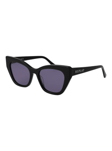 Damen Sonnenbrillen Katzenauge Schwarz