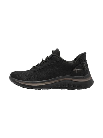 Tamaris Comfort-Sneaker aus Leder in Low-Cut-Ausführung Schwarz