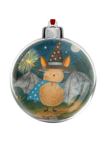 Mr. & Mrs. Panda weihnachtsanhänger Fledermaus Zauberer Design o... in Weiß