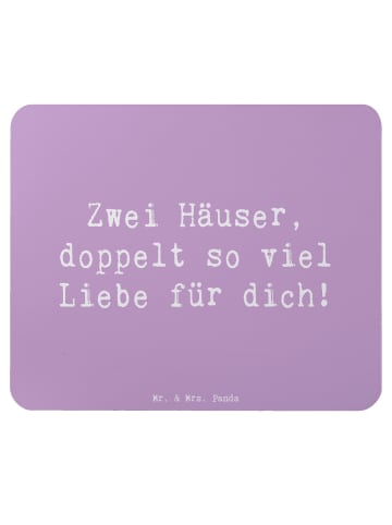Mr. & Mrs. Panda pc mousepad Spruch Trennung von den Eltern mit ... in Lavendeltraum
