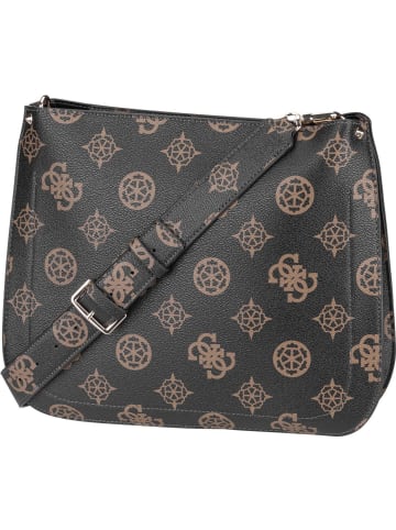 Guess Umhängetasche Meridian Shoulder Bag Logo in Mocha Logo