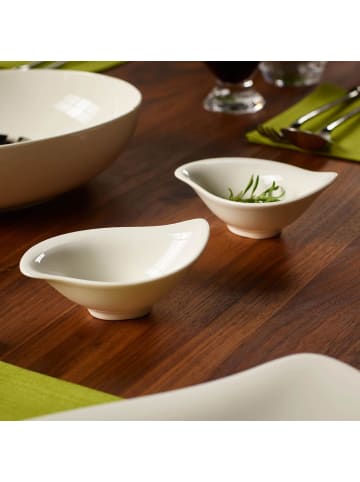 Villeroy & Boch 6er Set Dipschälchen New Cottage Special Serve Salad in Weiß 15 ml