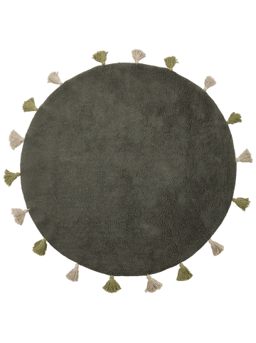Kinderteppich KODINHI  in Grün/Beige - (W) 120 x (L) 120 cm