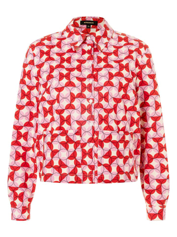 More & More Blusenjacke in circle print red and pink