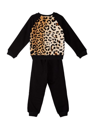 Denokids Trainingsanzug Plush Leopard in Multicolor