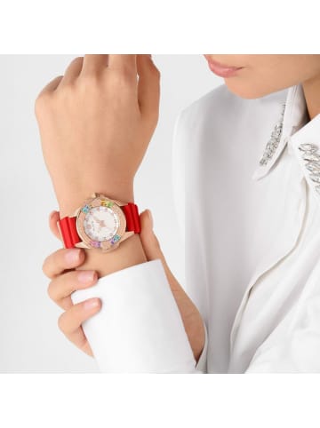 Philipp Plein Analoguhr für Damen in rot