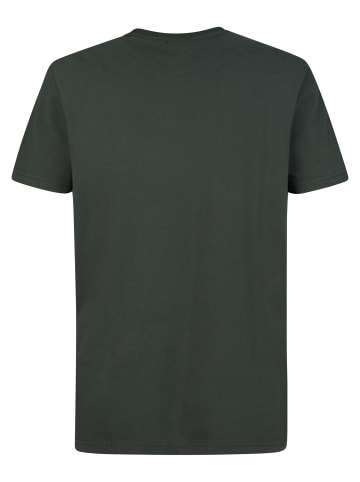 Petrol Industries Baumwoll-T-Shirt mit Grafik-Print foster in Grün
