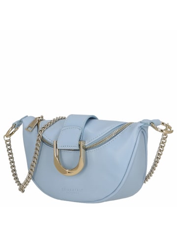 Seidenfelt Sonka - Umhängetasche 19 cm (shy blue/gold) in shy blue/gold