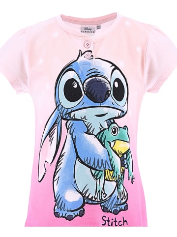 Disney Schlafanzug kurz Stitch im Geschenkkarton in Rosa