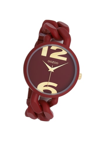 Oozoo Armbanduhr Oozoo Timepieces rot groß (ca. 40mm)