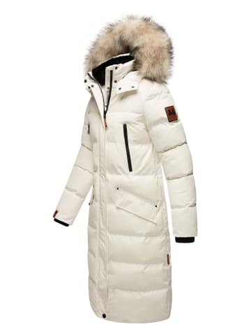 Marikoo Steppmantel Schneesternchen in Off White