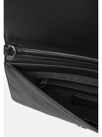 Marc Ellis Schultertasche in BLACK AND OFF SILVER