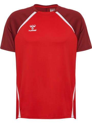 Hummel T-Shirt "Hmllead 2.0 Jersey S/S" in Rot