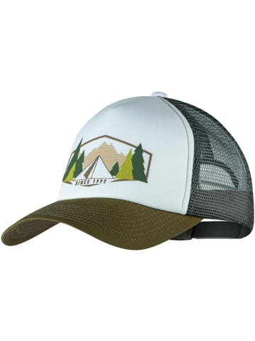 Buff Trucker Cap in Weiß