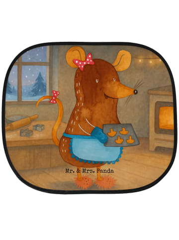 Mr. & Mrs. Panda Sonnenschutz Auto Maus Kekse Design ohne Spruch in Weiß