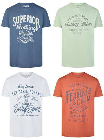 riverso  T-Shirt RIVLeon 4er Pack in Mehrfarbig