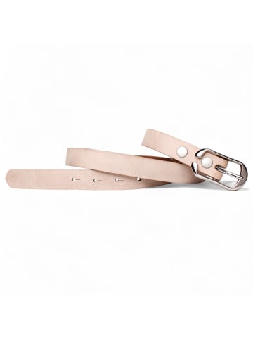 FRONHOFER Damen Ledergürtel Silber in Taupe