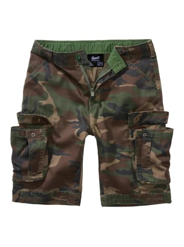 Brandit Cargo Shorts in woodland