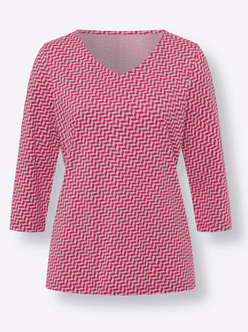 Sieh an! 3/4-Arm-Shirt in pink-rosé