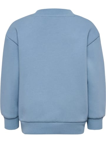 Hummel Kinder Hoodie "Mini Loose Crewneck Bee" in Blau