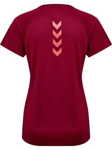 Hummel Hummel T-Shirt Hmlsprint Training Damen in RHUBARB